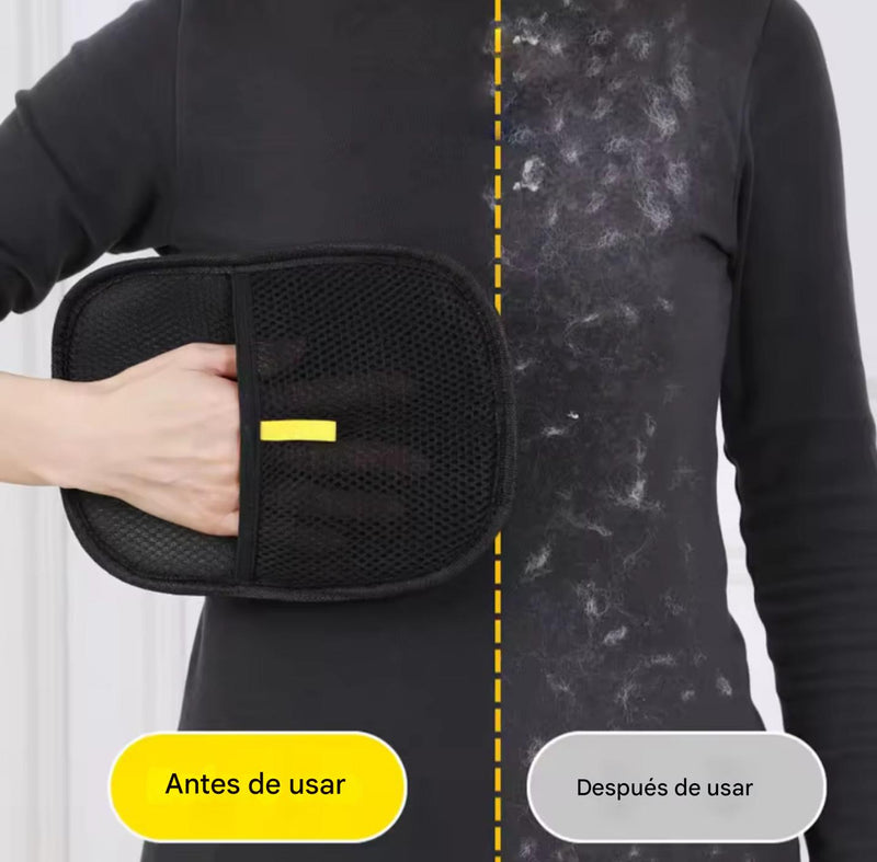 Guante Quitapelos Profesional para Mascotas y Hogar