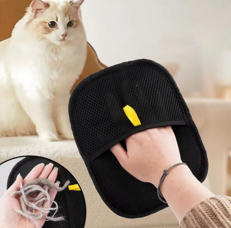 Guante Quitapelos Profesional para Mascotas y Hogar